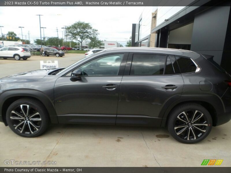 Machine Gray Metallic / Terracotta 2023 Mazda CX-50 Turbo Premium Plus AWD