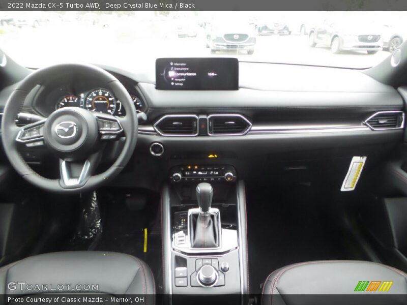 Deep Crystal Blue Mica / Black 2022 Mazda CX-5 Turbo AWD