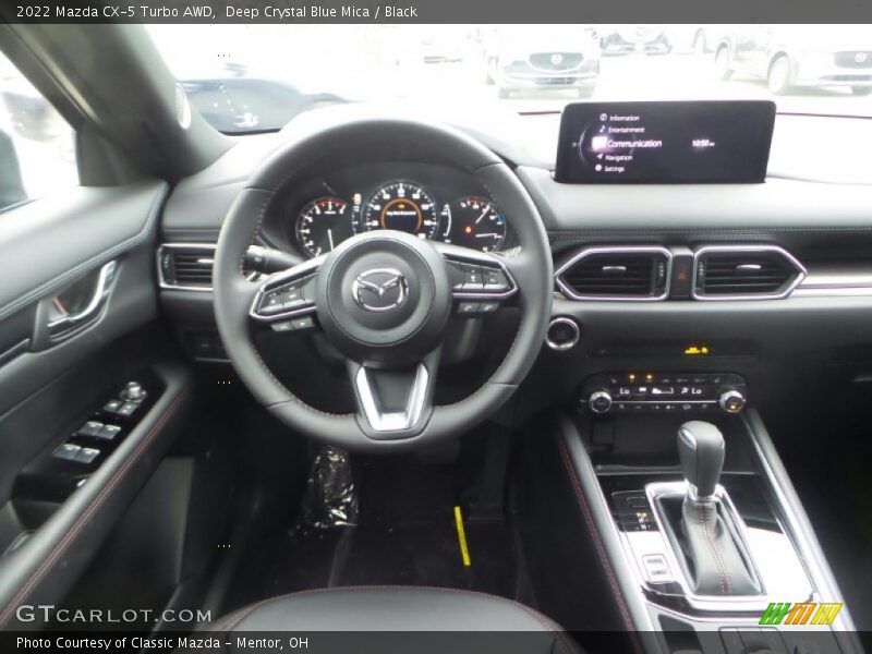 Deep Crystal Blue Mica / Black 2022 Mazda CX-5 Turbo AWD