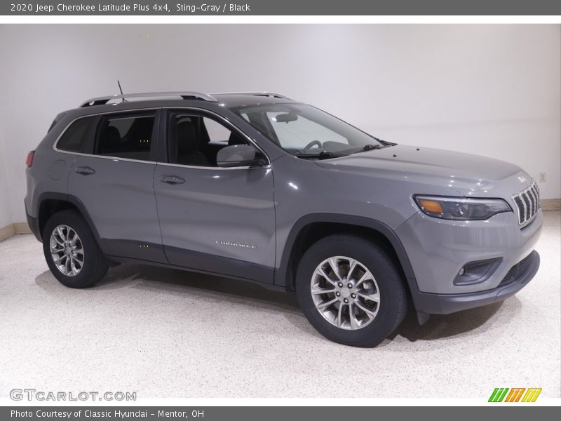 Sting-Gray / Black 2020 Jeep Cherokee Latitude Plus 4x4
