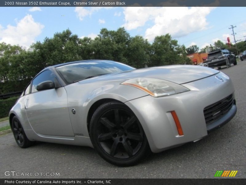 Chrome Silver / Carbon Black 2003 Nissan 350Z Enthusiast Coupe