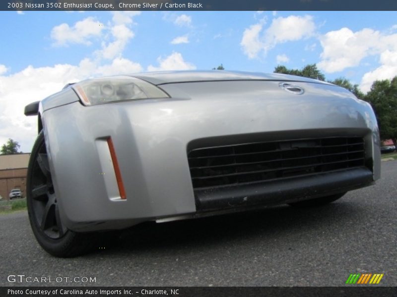 Chrome Silver / Carbon Black 2003 Nissan 350Z Enthusiast Coupe