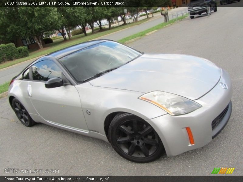 Chrome Silver / Carbon Black 2003 Nissan 350Z Enthusiast Coupe