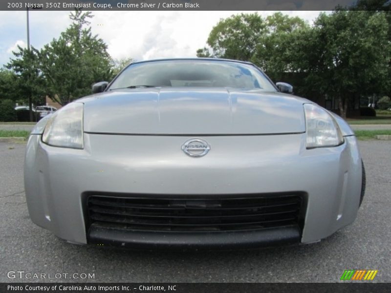 Chrome Silver / Carbon Black 2003 Nissan 350Z Enthusiast Coupe