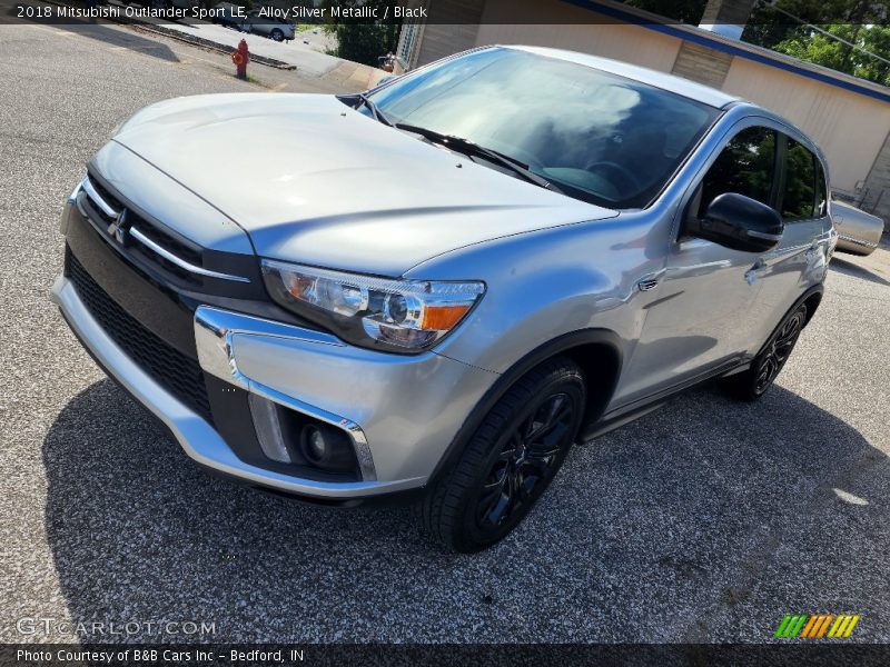 Alloy Silver Metallic / Black 2018 Mitsubishi Outlander Sport LE