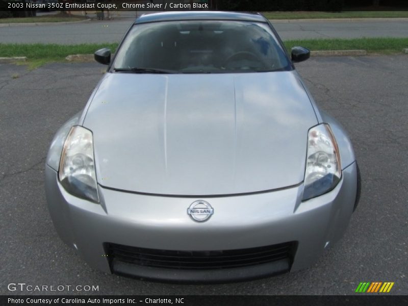 Chrome Silver / Carbon Black 2003 Nissan 350Z Enthusiast Coupe