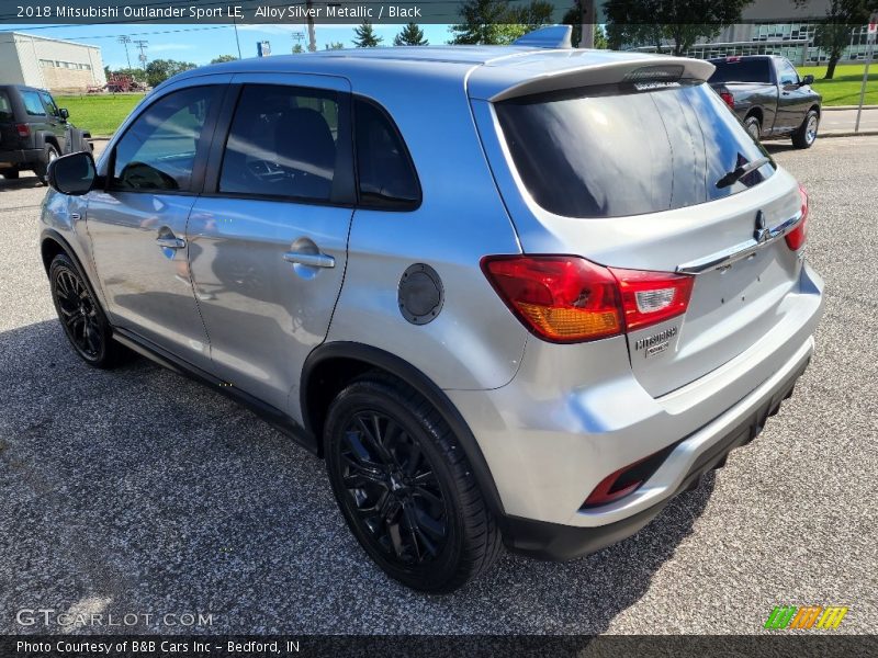 Alloy Silver Metallic / Black 2018 Mitsubishi Outlander Sport LE