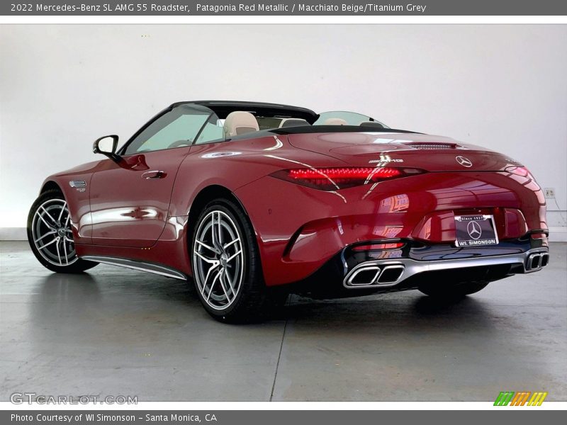  2022 SL AMG 55 Roadster Patagonia Red Metallic