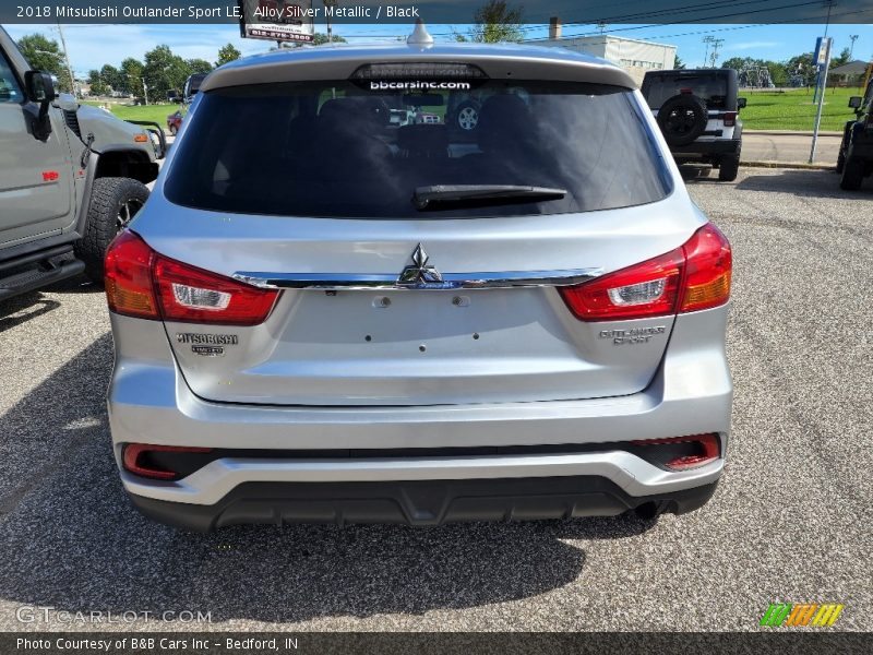 Alloy Silver Metallic / Black 2018 Mitsubishi Outlander Sport LE