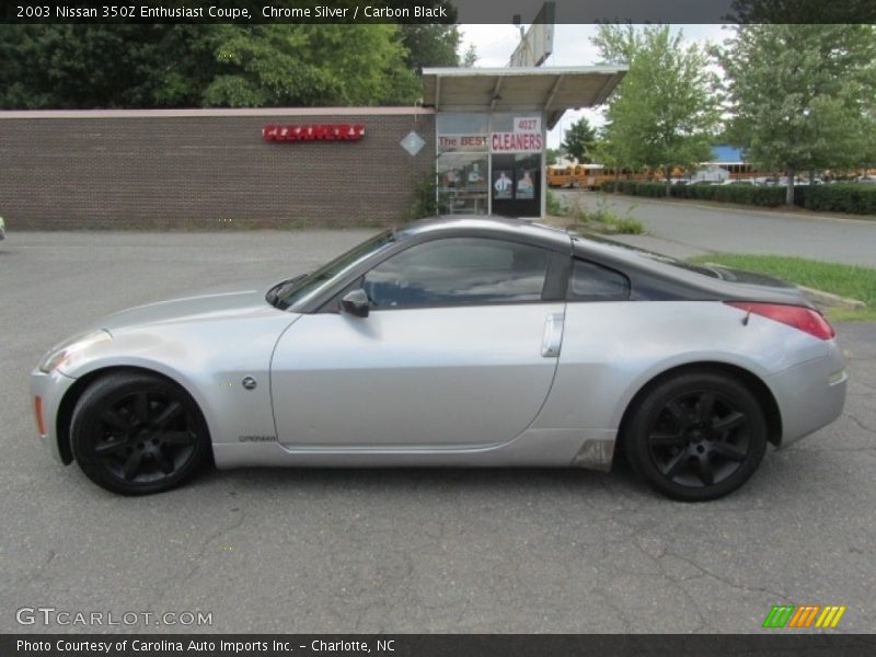 Chrome Silver / Carbon Black 2003 Nissan 350Z Enthusiast Coupe