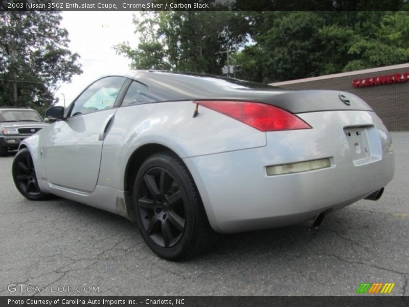 Chrome Silver / Carbon Black 2003 Nissan 350Z Enthusiast Coupe