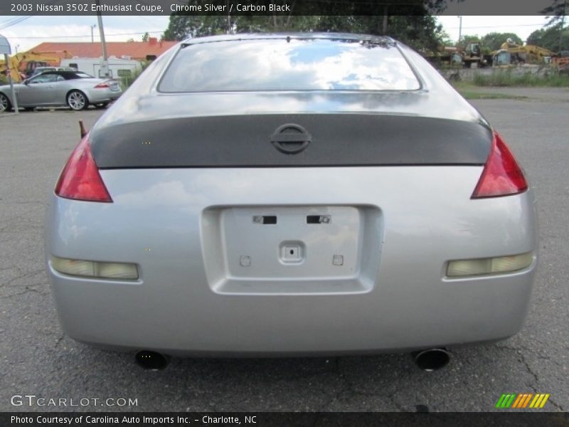 Chrome Silver / Carbon Black 2003 Nissan 350Z Enthusiast Coupe
