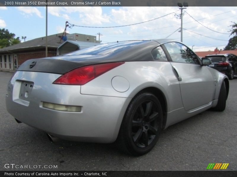 Chrome Silver / Carbon Black 2003 Nissan 350Z Enthusiast Coupe