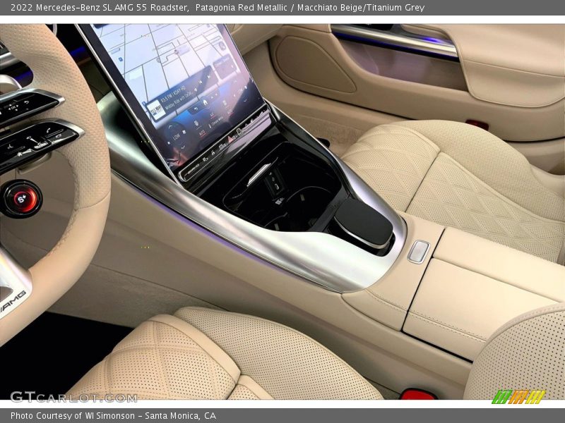 Controls of 2022 SL AMG 55 Roadster