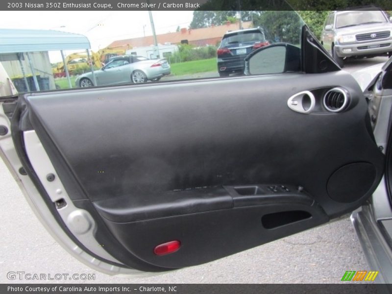 Chrome Silver / Carbon Black 2003 Nissan 350Z Enthusiast Coupe