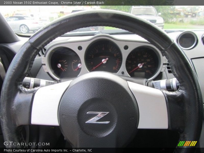 Chrome Silver / Carbon Black 2003 Nissan 350Z Enthusiast Coupe