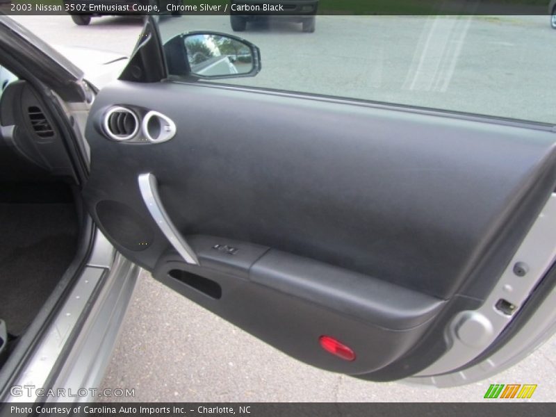 Chrome Silver / Carbon Black 2003 Nissan 350Z Enthusiast Coupe