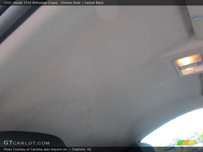 Chrome Silver / Carbon Black 2003 Nissan 350Z Enthusiast Coupe