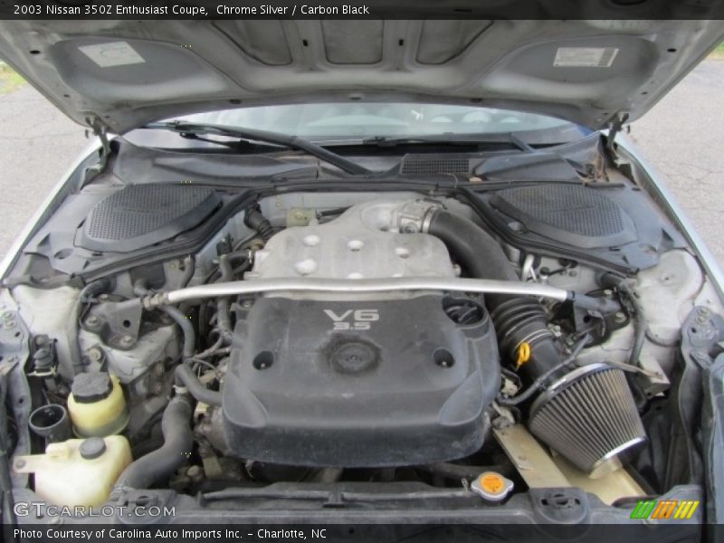 Chrome Silver / Carbon Black 2003 Nissan 350Z Enthusiast Coupe