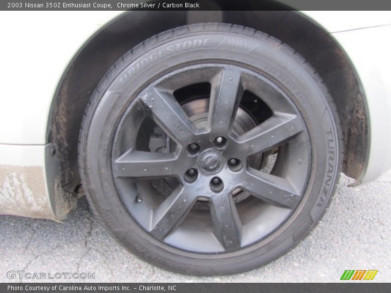Chrome Silver / Carbon Black 2003 Nissan 350Z Enthusiast Coupe