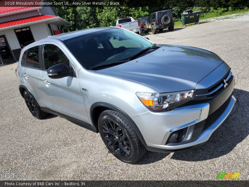 Alloy Silver Metallic / Black 2018 Mitsubishi Outlander Sport LE