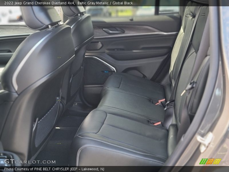 Rear Seat of 2022 Grand Cherokee Overland 4x4