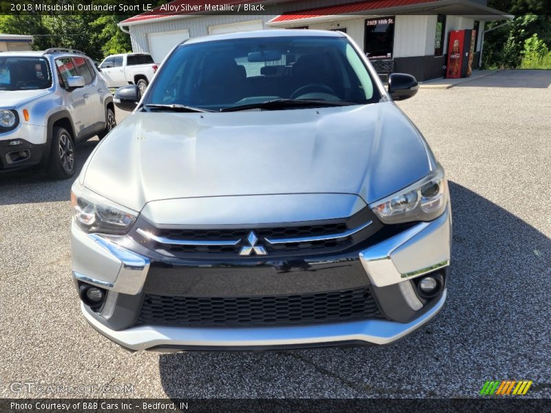 Alloy Silver Metallic / Black 2018 Mitsubishi Outlander Sport LE