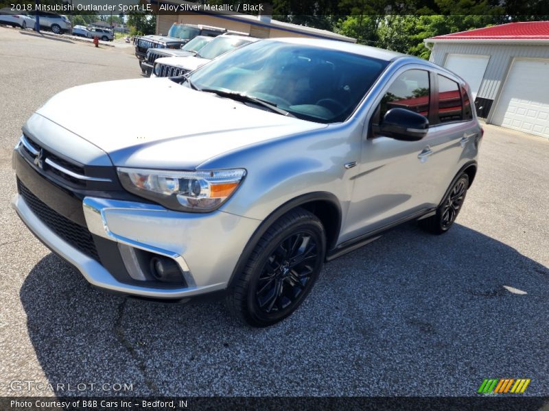 Alloy Silver Metallic / Black 2018 Mitsubishi Outlander Sport LE