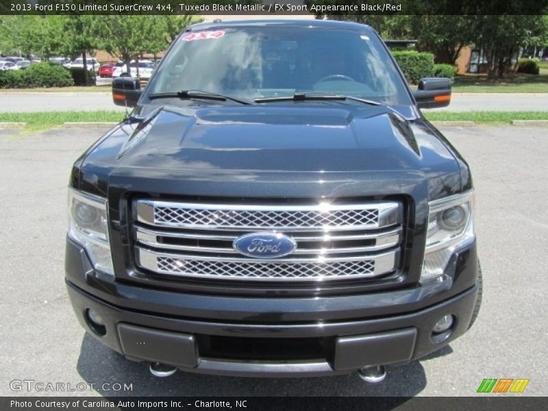 Tuxedo Black Metallic / FX Sport Appearance Black/Red 2013 Ford F150 Limited SuperCrew 4x4