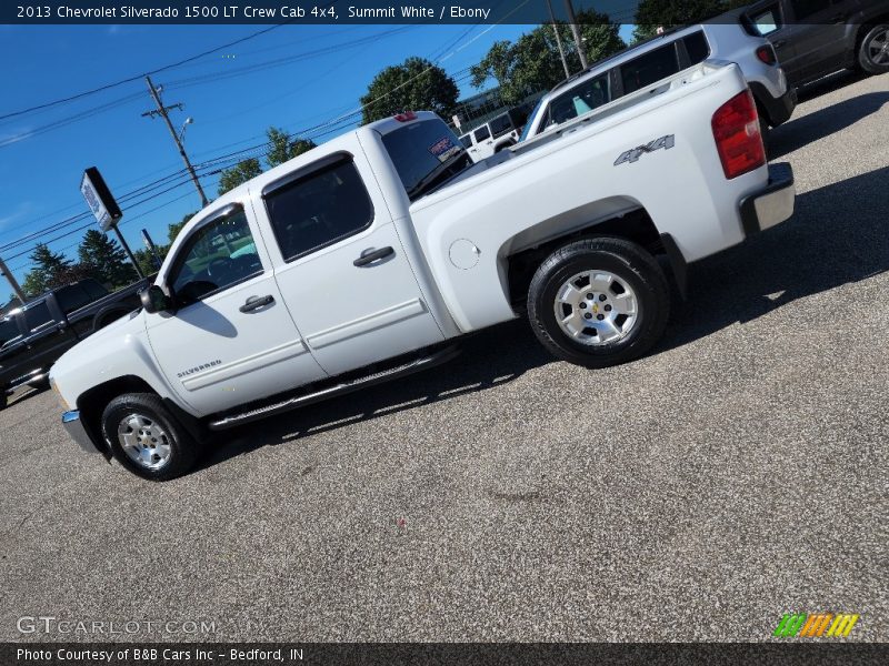 Summit White / Ebony 2013 Chevrolet Silverado 1500 LT Crew Cab 4x4