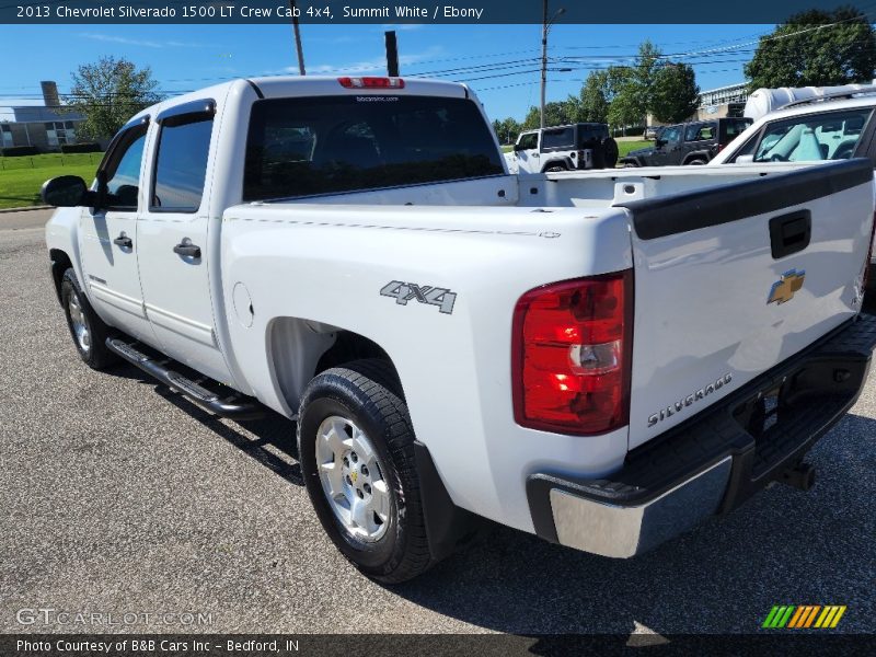 Summit White / Ebony 2013 Chevrolet Silverado 1500 LT Crew Cab 4x4