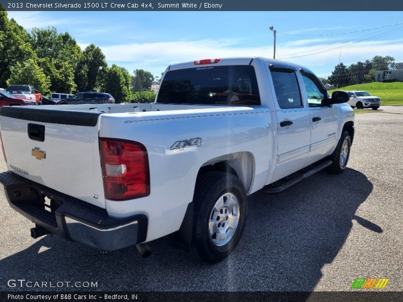 Summit White / Ebony 2013 Chevrolet Silverado 1500 LT Crew Cab 4x4