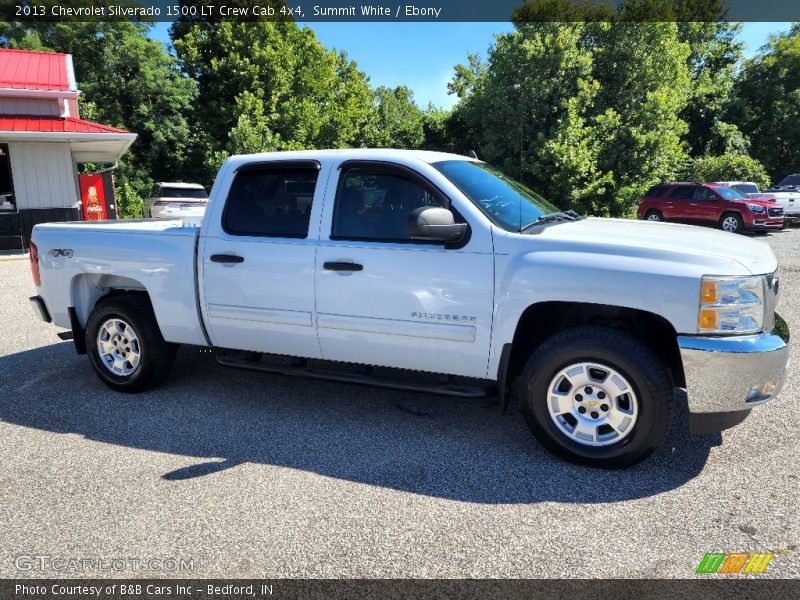 Summit White / Ebony 2013 Chevrolet Silverado 1500 LT Crew Cab 4x4