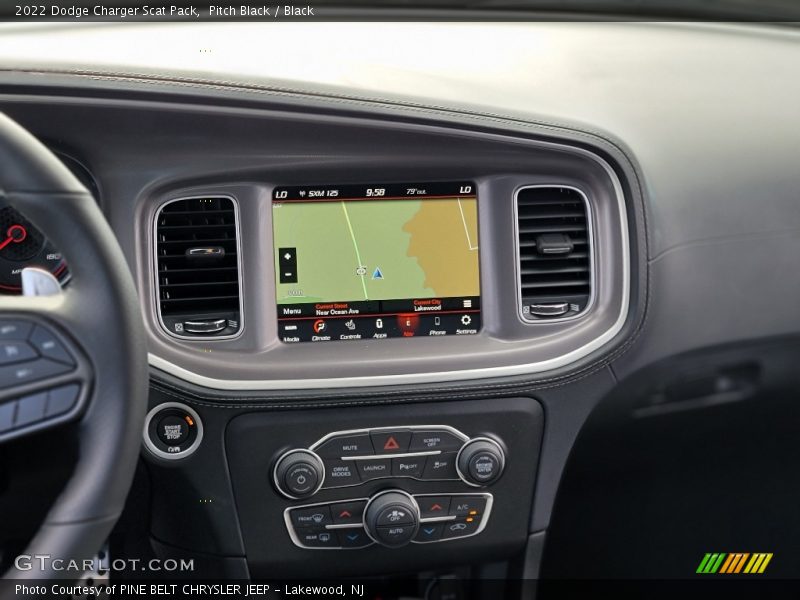 Navigation of 2022 Charger Scat Pack