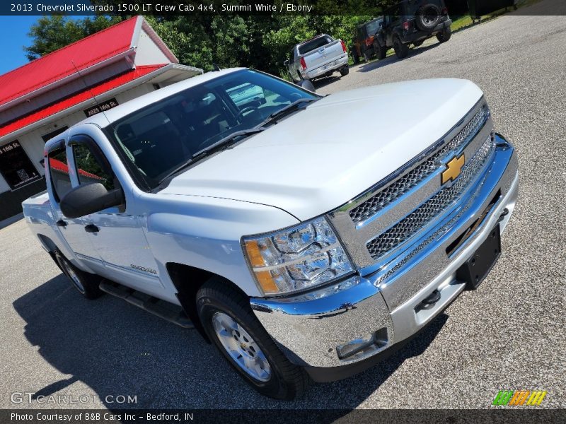 Summit White / Ebony 2013 Chevrolet Silverado 1500 LT Crew Cab 4x4