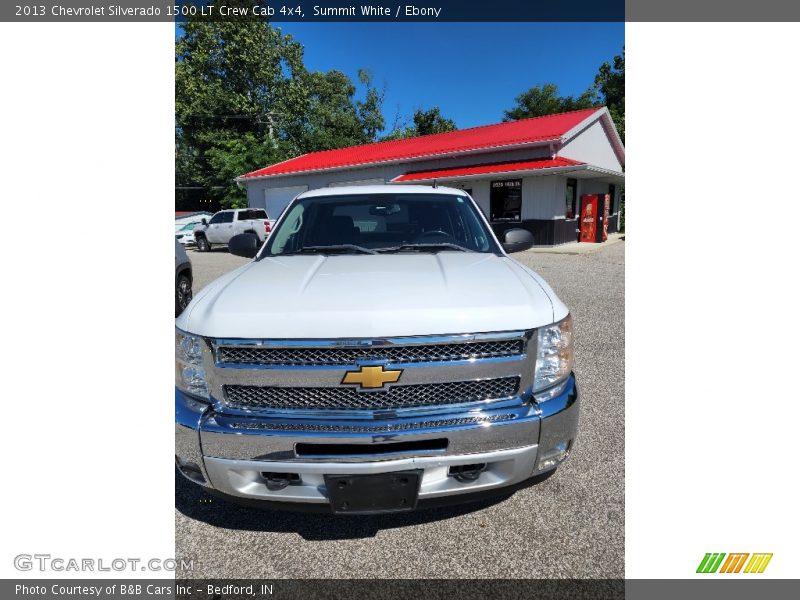 Summit White / Ebony 2013 Chevrolet Silverado 1500 LT Crew Cab 4x4