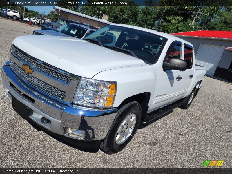 Summit White / Ebony 2013 Chevrolet Silverado 1500 LT Crew Cab 4x4