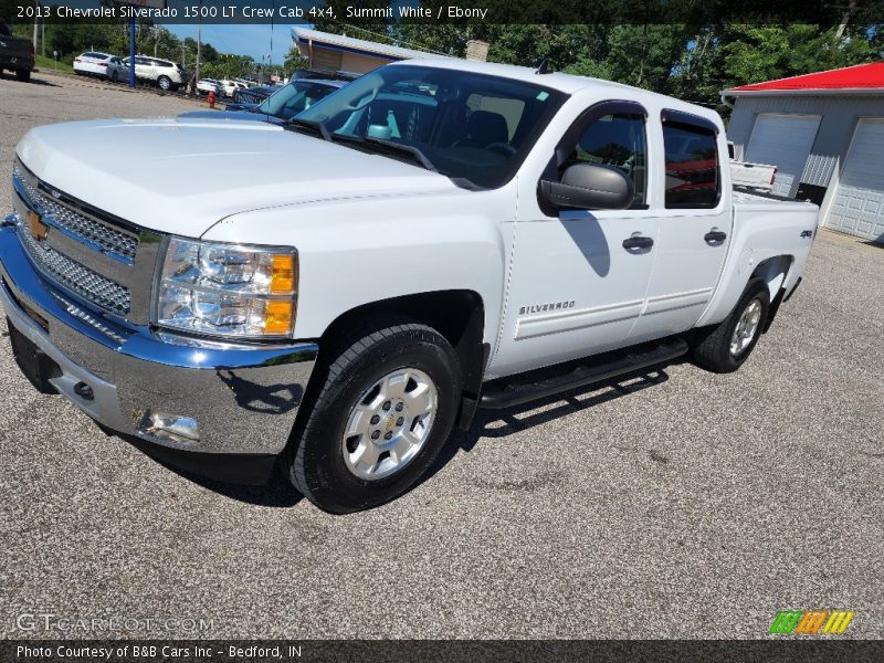 Summit White / Ebony 2013 Chevrolet Silverado 1500 LT Crew Cab 4x4