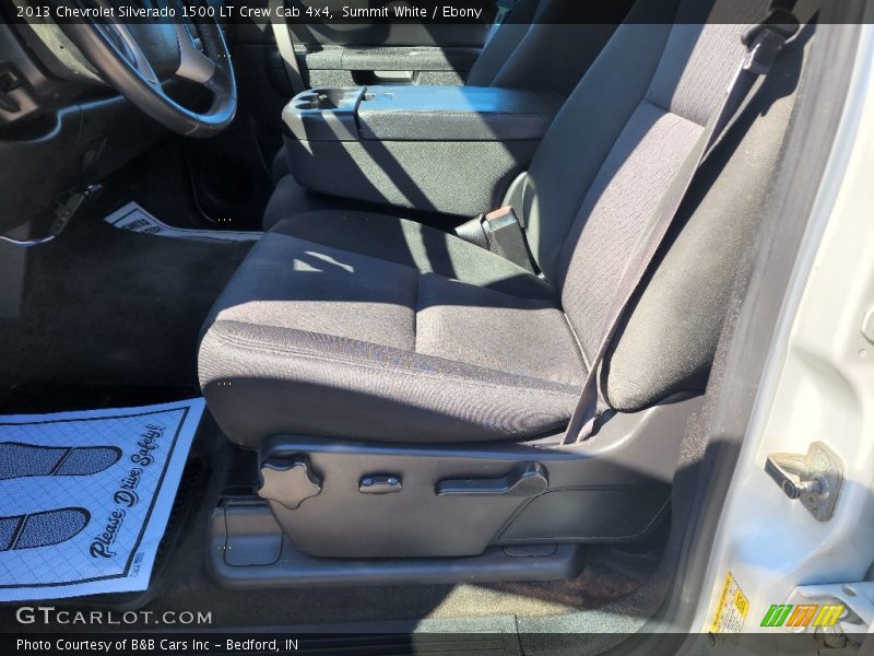 Summit White / Ebony 2013 Chevrolet Silverado 1500 LT Crew Cab 4x4