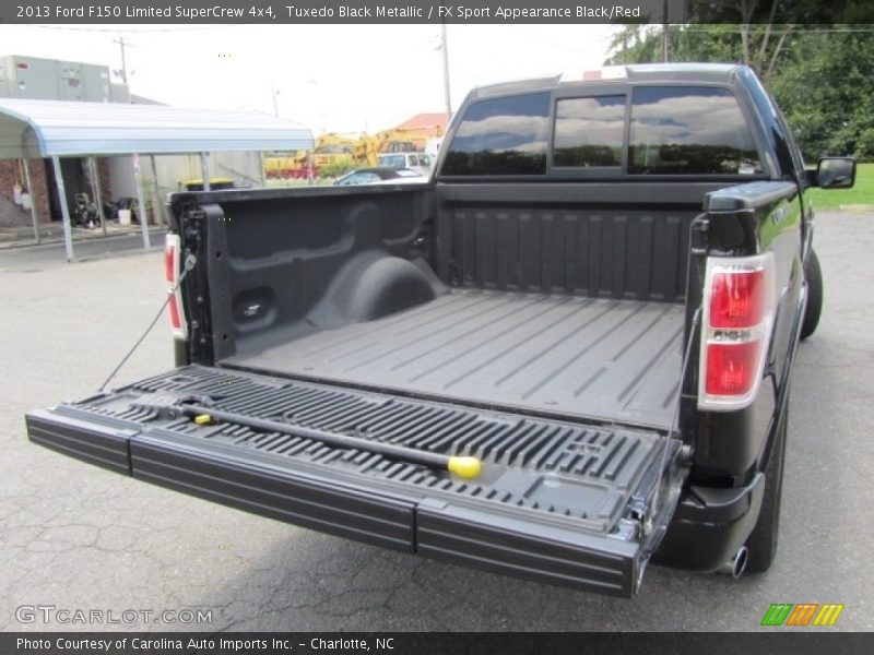 Tuxedo Black Metallic / FX Sport Appearance Black/Red 2013 Ford F150 Limited SuperCrew 4x4
