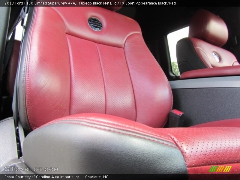 Tuxedo Black Metallic / FX Sport Appearance Black/Red 2013 Ford F150 Limited SuperCrew 4x4