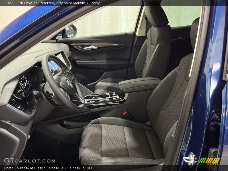 Front Seat of 2022 Envision Preferred