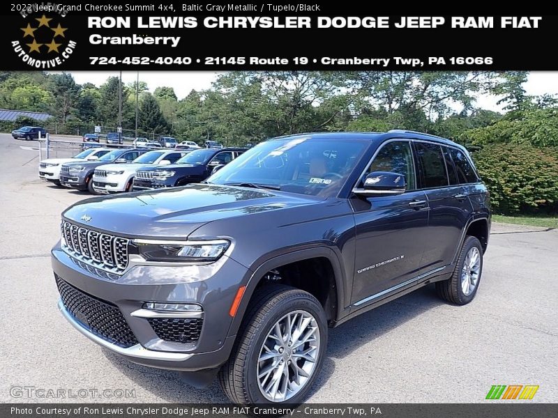 Baltic Gray Metallic / Tupelo/Black 2022 Jeep Grand Cherokee Summit 4x4