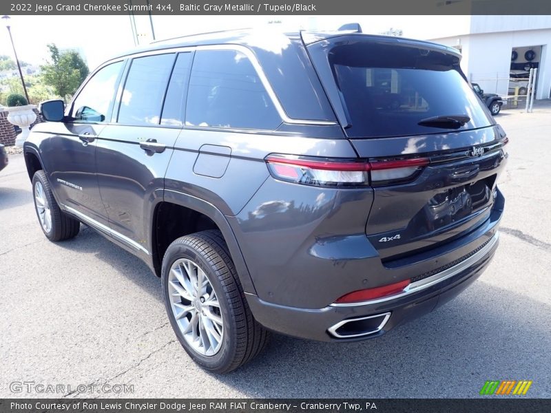 Baltic Gray Metallic / Tupelo/Black 2022 Jeep Grand Cherokee Summit 4x4