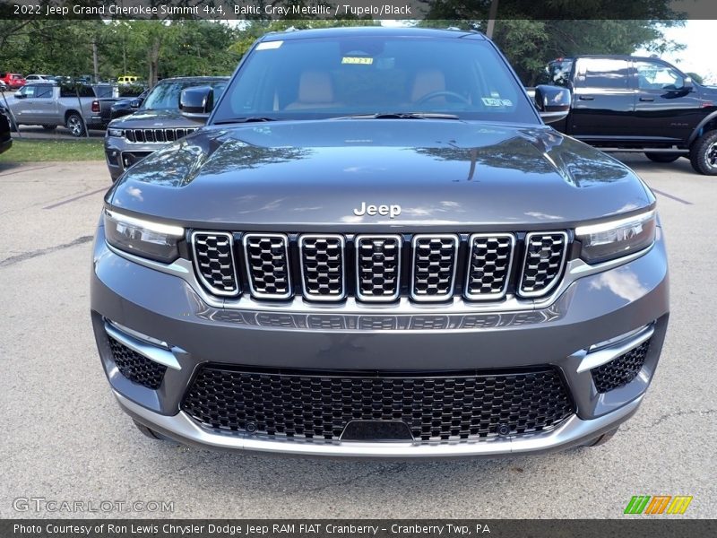 Baltic Gray Metallic / Tupelo/Black 2022 Jeep Grand Cherokee Summit 4x4