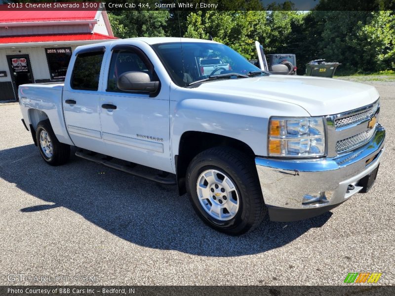 Summit White / Ebony 2013 Chevrolet Silverado 1500 LT Crew Cab 4x4