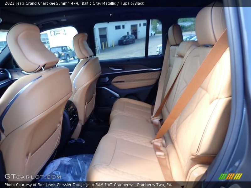 Rear Seat of 2022 Grand Cherokee Summit 4x4