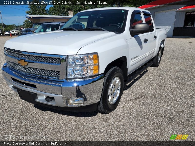Summit White / Ebony 2013 Chevrolet Silverado 1500 LT Crew Cab 4x4