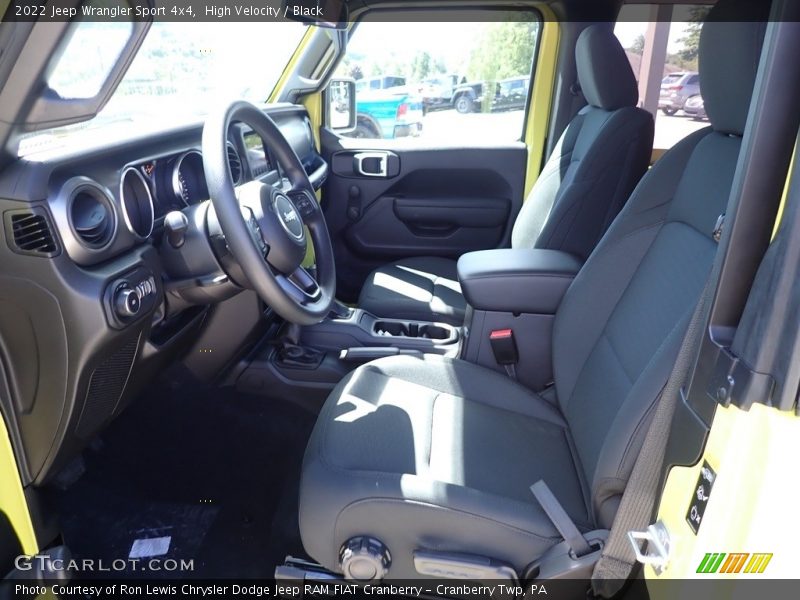 High Velocity / Black 2022 Jeep Wrangler Sport 4x4