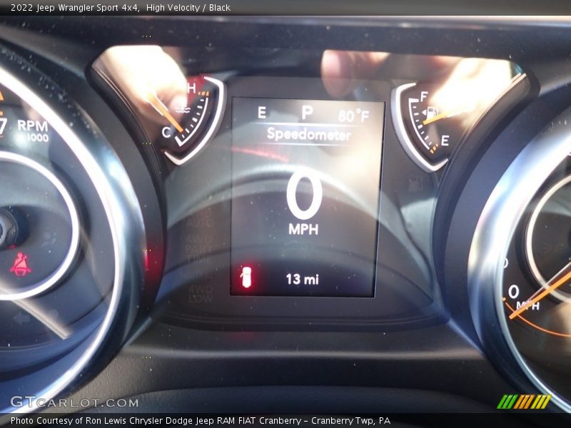 High Velocity / Black 2022 Jeep Wrangler Sport 4x4